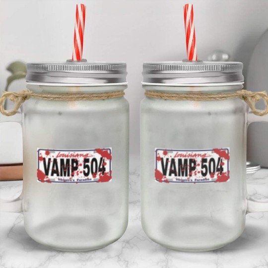 Vamp 504 Louisiana Vampire's Paradise Mason Jar Cups