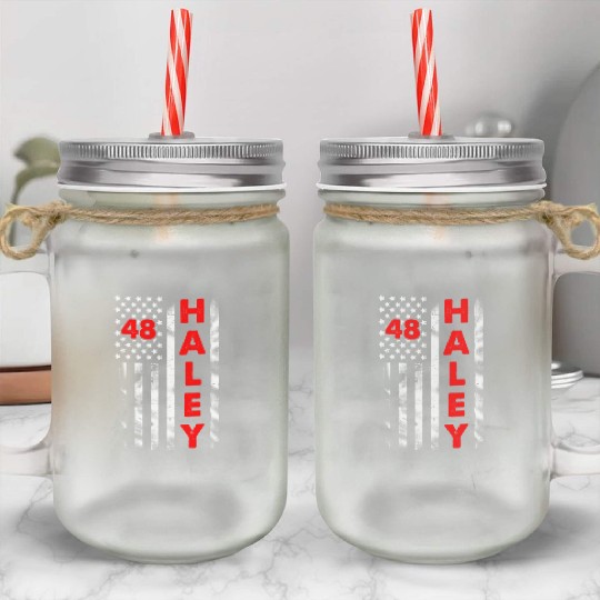 Haley Republican President Mason Jar Cups