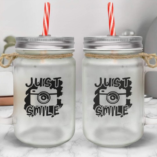 Photography Photographer Camera Mason Jar Cups