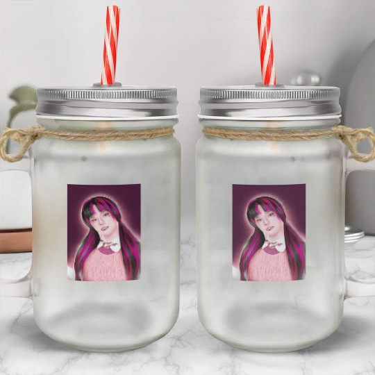 Yeji Itzy Draculaura Monster High Mason Jar Cups