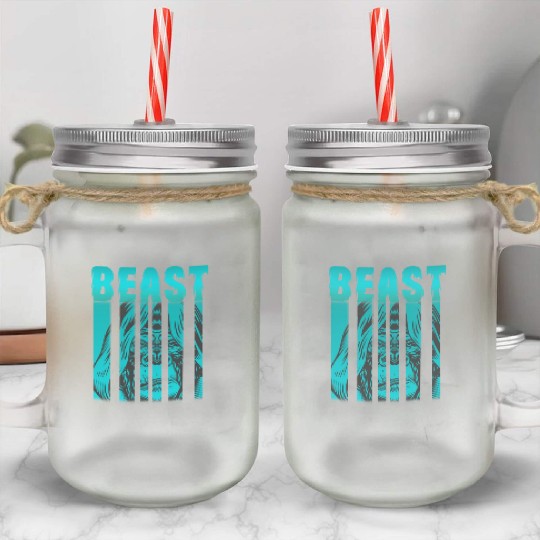 Gorilla Beast boxing MMA UFC Mason Jar Cups