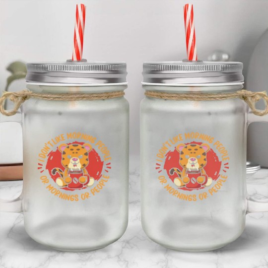 Jaguar Mason Jar Cups