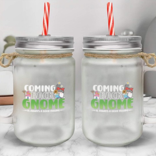 Garden Gnomes Gnome Lover Funny Gnome Gardening Mason Jar Cups
