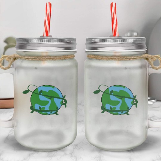 green earth imagination Mason Jar Cups