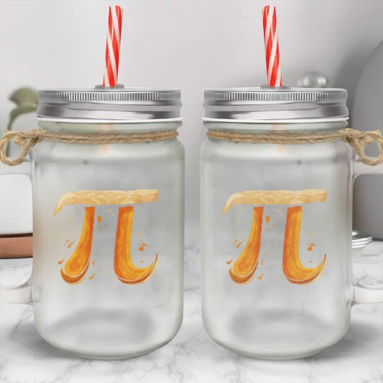 3,14 Pi Day Pumpkin Pie Thanksgiving Mason Jar Cups