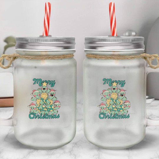 Cute Koala Gingerbread Cookies For Christmas X-mas Mason Jar Cups