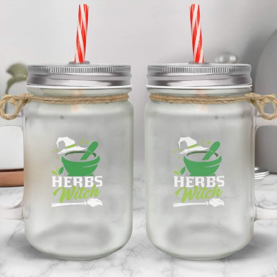 Herbs Witch Herbalism Gardening Herb Herbalist Mason Jar Cups