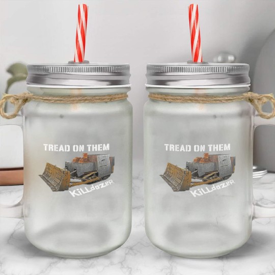 Killdozer Mason Jar Cups