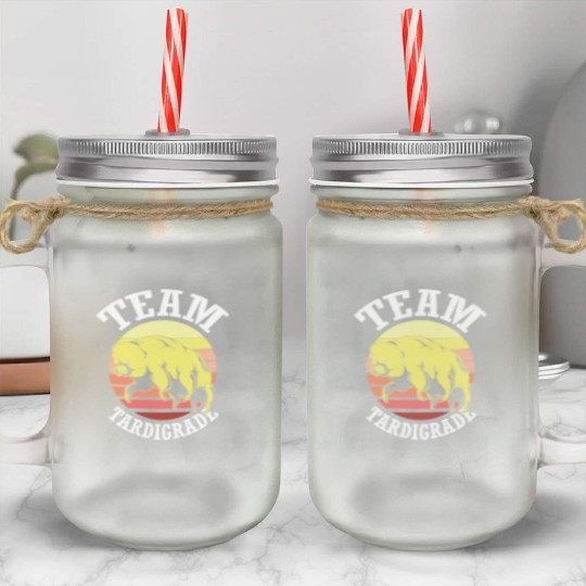 Team Tardigrade Moss Piglet Science Tardigrade Mason Jar Cups