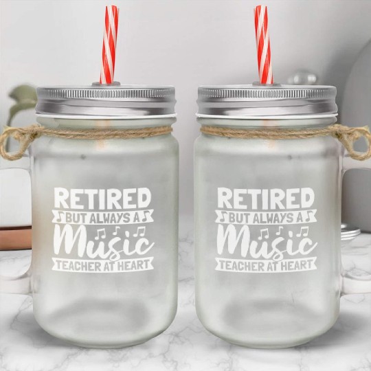 Music Teacher music nout Mason Jar Cups