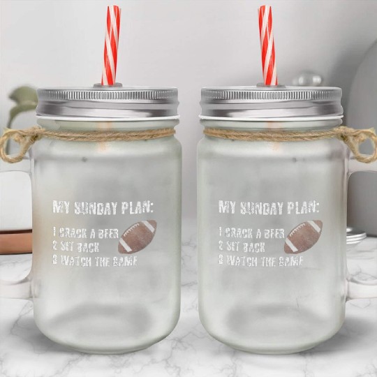 My Sunday Plan Mason Jar Cups