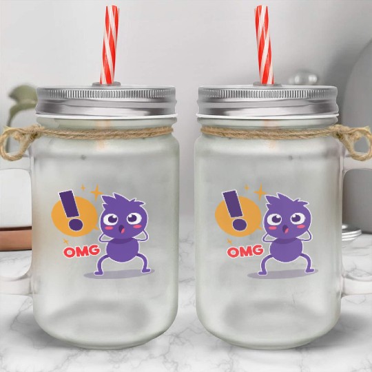 Omg Ant Mason Jar Cups