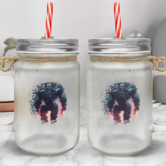 Terminator Exoskeleton Mason Jar Cups