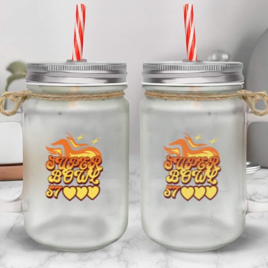 Super Bowl 2023 Classic Mason Jar Cups