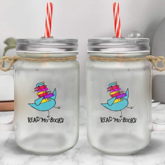 Teacher Library Read Mo Books Pigeon Reading Libra Mason Jar Cups