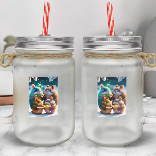 Cute Totoro Mason Jar Cups