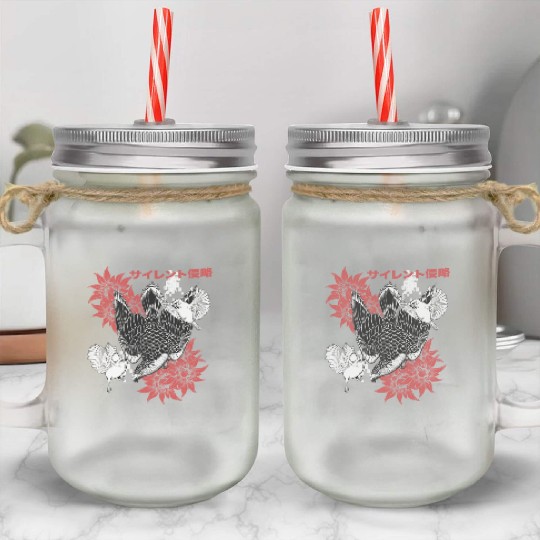 Birds Of Prey Falcon Mason Jar Cups