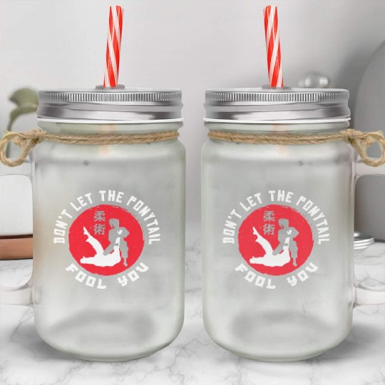 Brazilian Jiu Jitsu MMA Bjj Hugger Mason Jar Cups