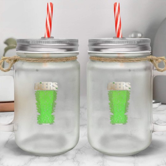 Types of beer edition St Patrick's day Mason Jar Cups