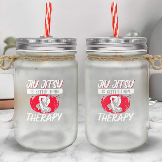Brazilian Jiu Jitsu MMA Bjj Hugger Mason Jar Cups