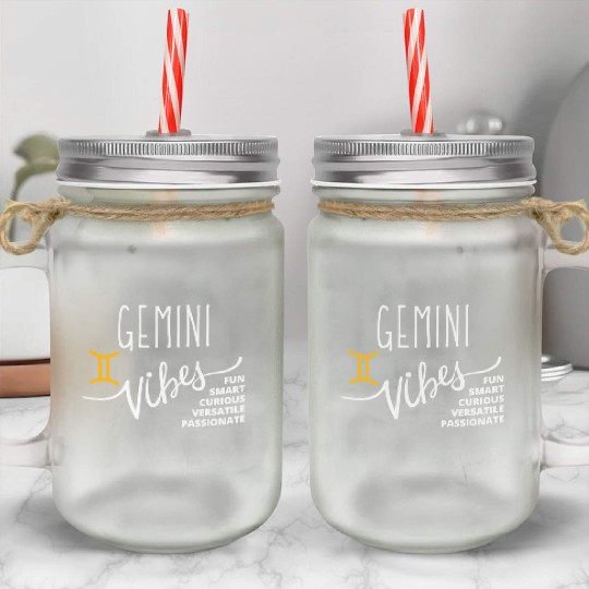 Gemini: Embrace Your Dual Nature with this Fun and Mason Jar Cups