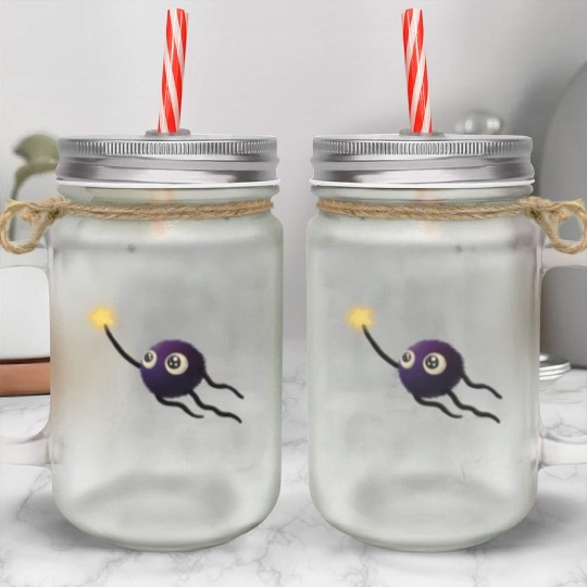 little soot sprite Mason Jar Cups