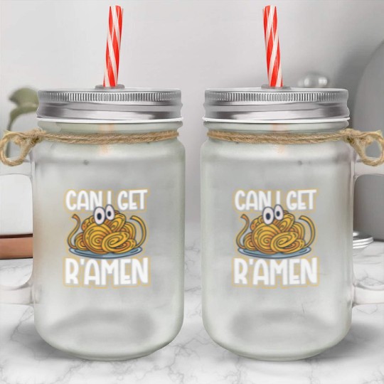 Atheist Atheism Flying Spaghetti Pastafarianism Mason Jar Cups