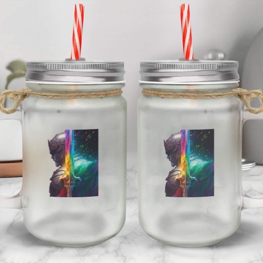 gamer Mason Jar Cups