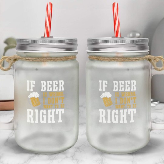 Beer Lover Brewery Drinker Funny Drinking Alcohol Mason Jar Cups