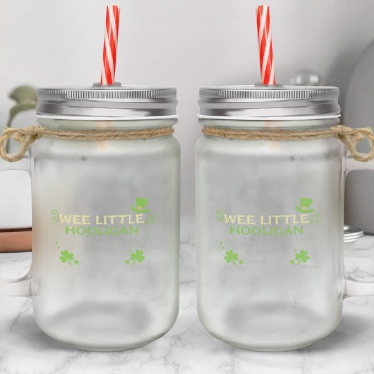 Wee Little Hooligan Mason Jar Cups