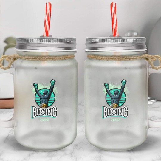 Boxing Champion | Championship Winner Fighter Mason Jar Cups