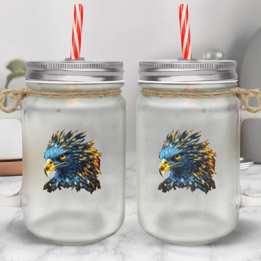 Phoenix Portrait Mason Jar Cups