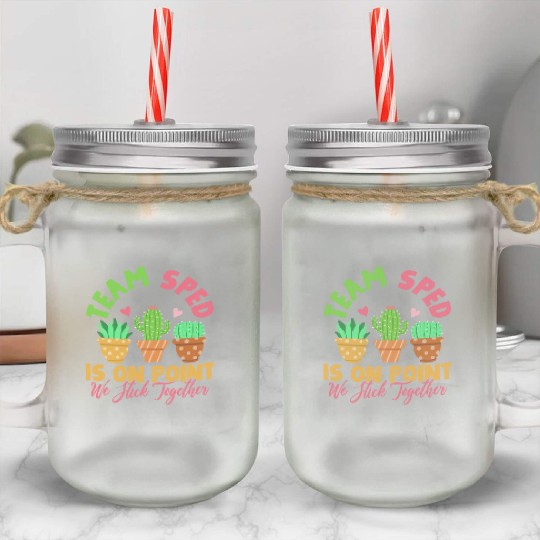 Sped Special Education Teacher Student Mason Jar Cups
