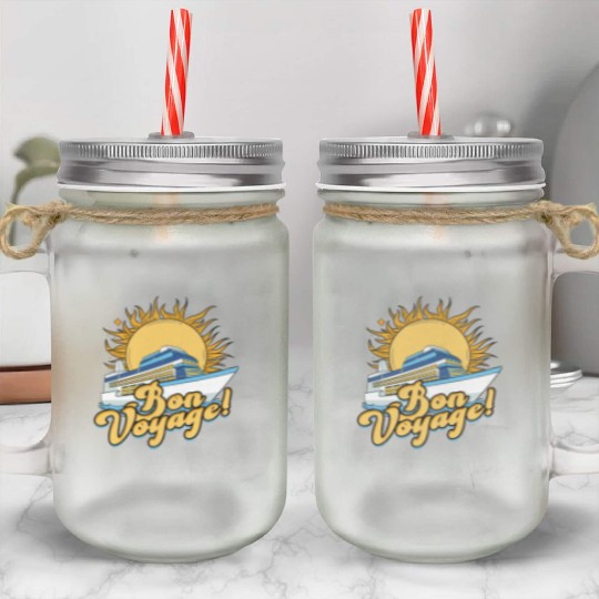 Bon voyage! - Cruise Mason Jar Cups