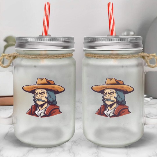 Columbus Day 1492 Mason Jar Cups