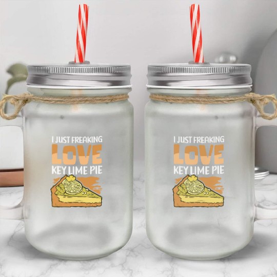 Pies Lover Love Key Lime Pie Mason Jar Cups