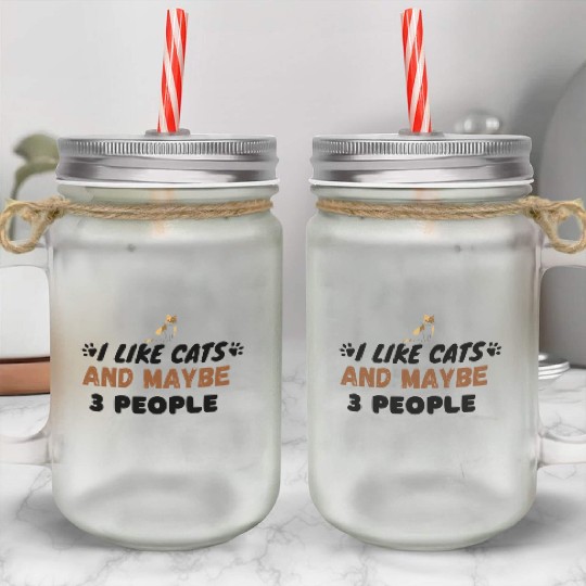 Cat Lover: Proudly Display Your Affectiot Mason Jar Cups