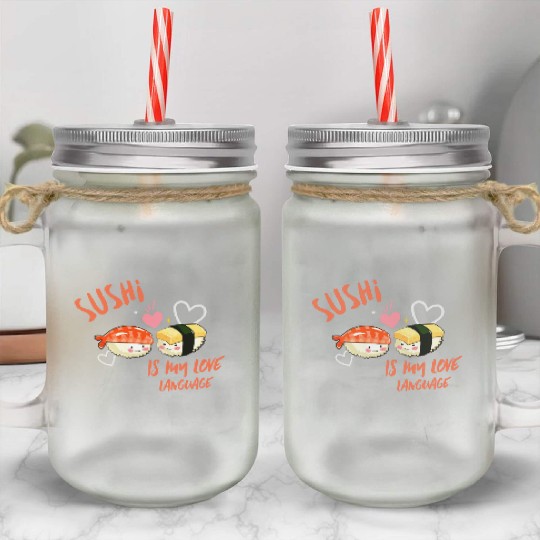 Sushi Lover Mason Jar Cups