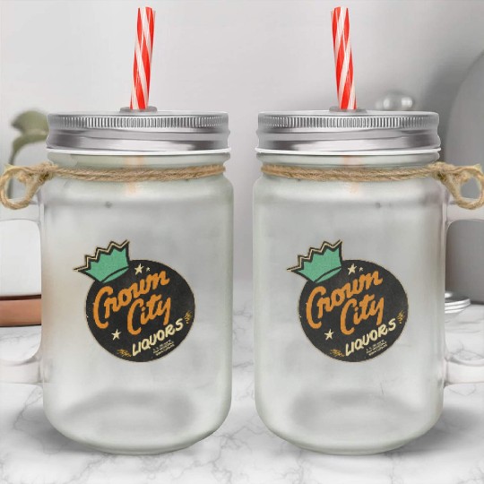 Vintage North Carolina Liquor Store Mason Jar Cups