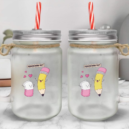 HELLO KINDERGARTEN - FRIENDSHIP DAY Mason Jar Cups