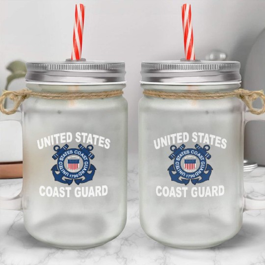 Us Coast Guard Uscg Alumni And Mason Jar Cups