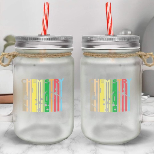 Chemistry Education Science Biology Teacher Mason Jar Cups