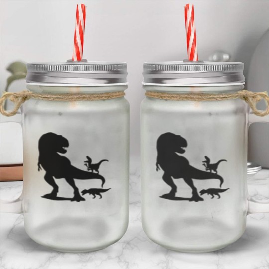 Mamasaurus Mason Jar Cups