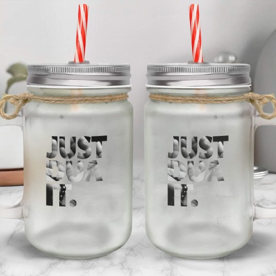 Just Dua It Islam Muslim Mason Jar Cups