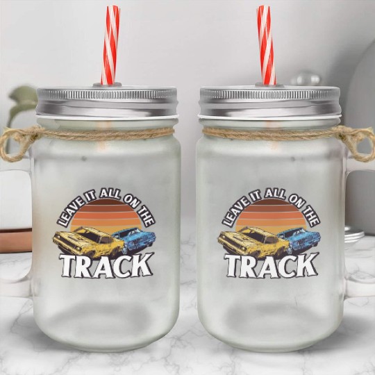 Demo Derby Demolition Derby Demolition Derby Lover Mason Jar Cups