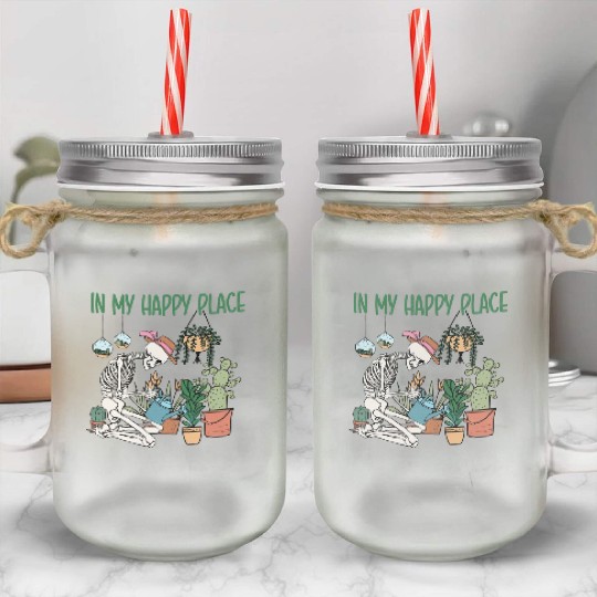 Funny Gardening Mason Jar Cups