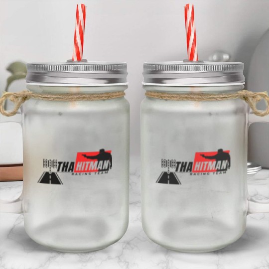 Tha Hitman Racing Team Mason Jar Cups