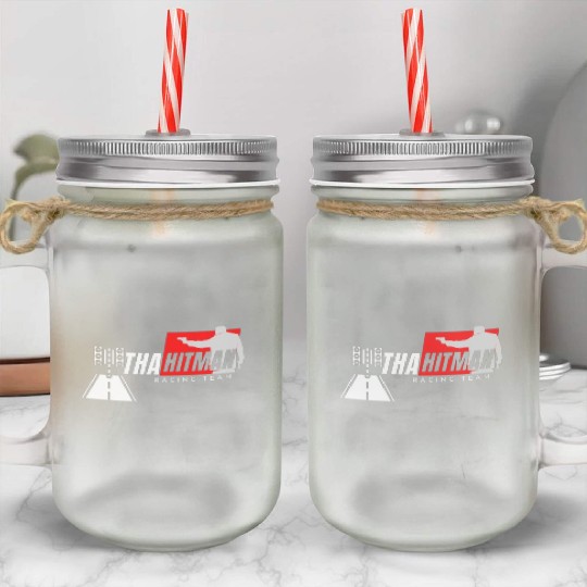 Tha Hitman Racing Team Mason Jar Cups