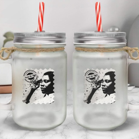 Juneteenth Day, 19 June / Independence Day Mason Jar Cups