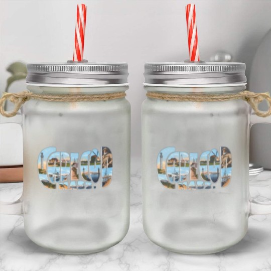 Cape Cod Massachusetts Ma Mason Jar Cups